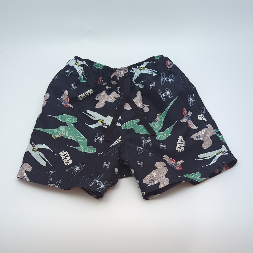 Hanna Andersson Star Wars Black and Green Shorts